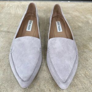 Steve Madden Feather Women's Gray Loafers